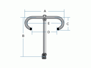 NRS Frame Rear Thigh Hook