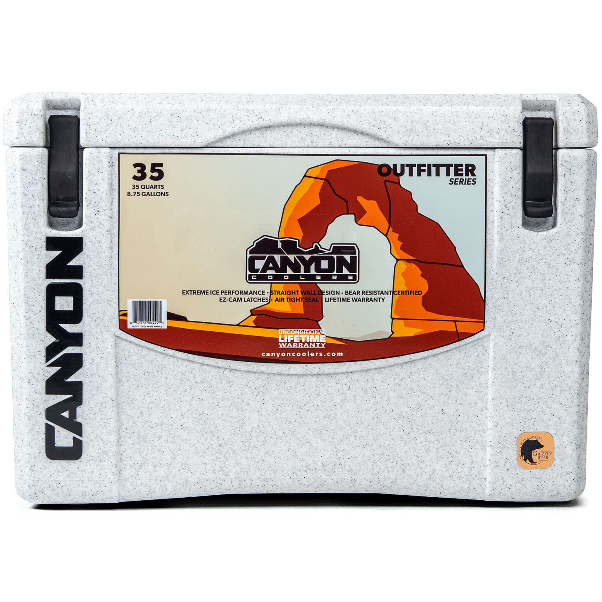 Canyon Outfitter 35qt  Cooler | White Marble - Image 3