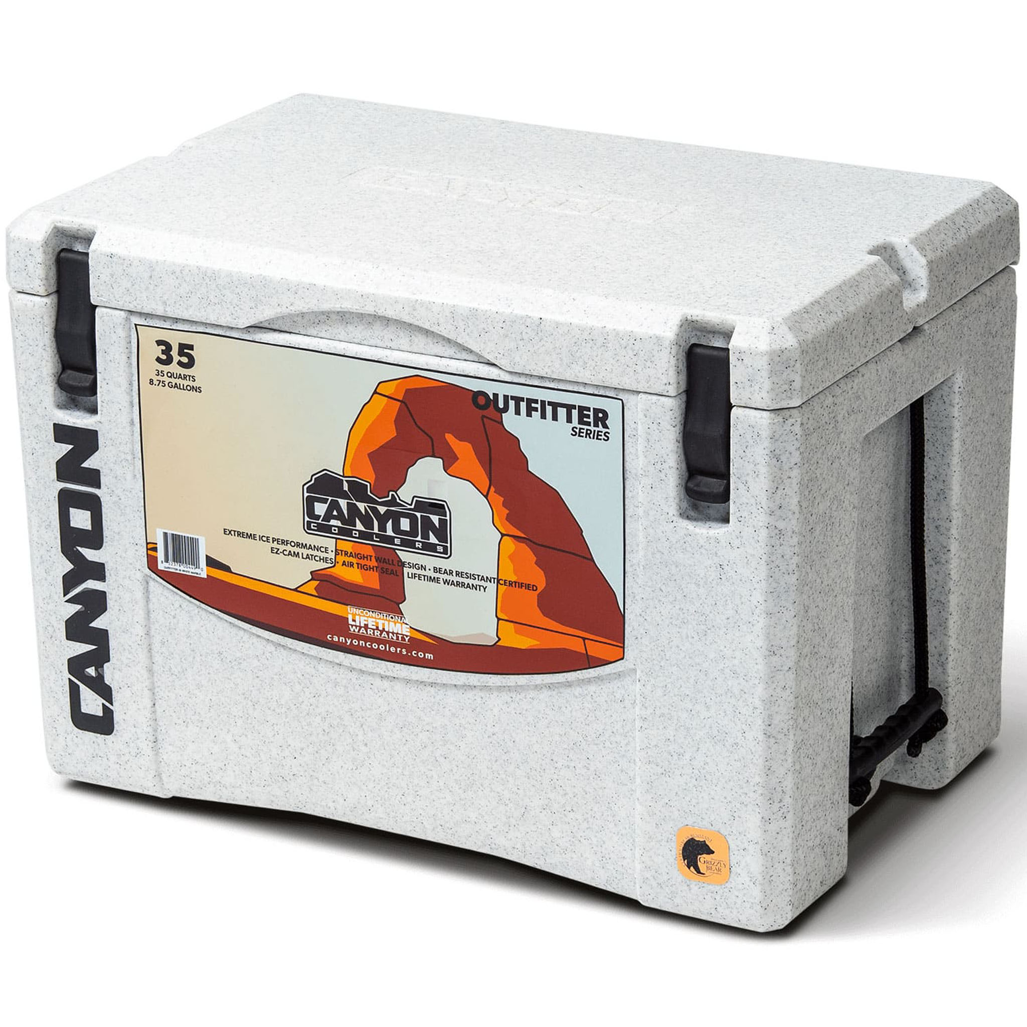 Canyon Outfitter 35qt  Cooler | White Marble - Image 4