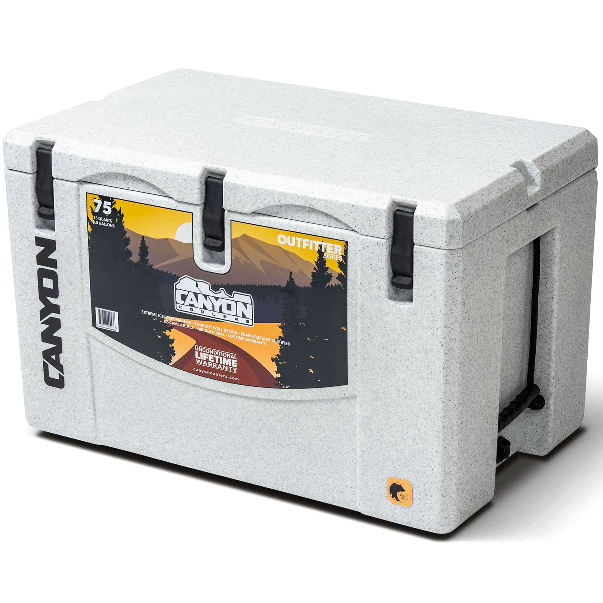 Canyon Coolers Outfitter 75qt Cooler | White Marble - Image 2