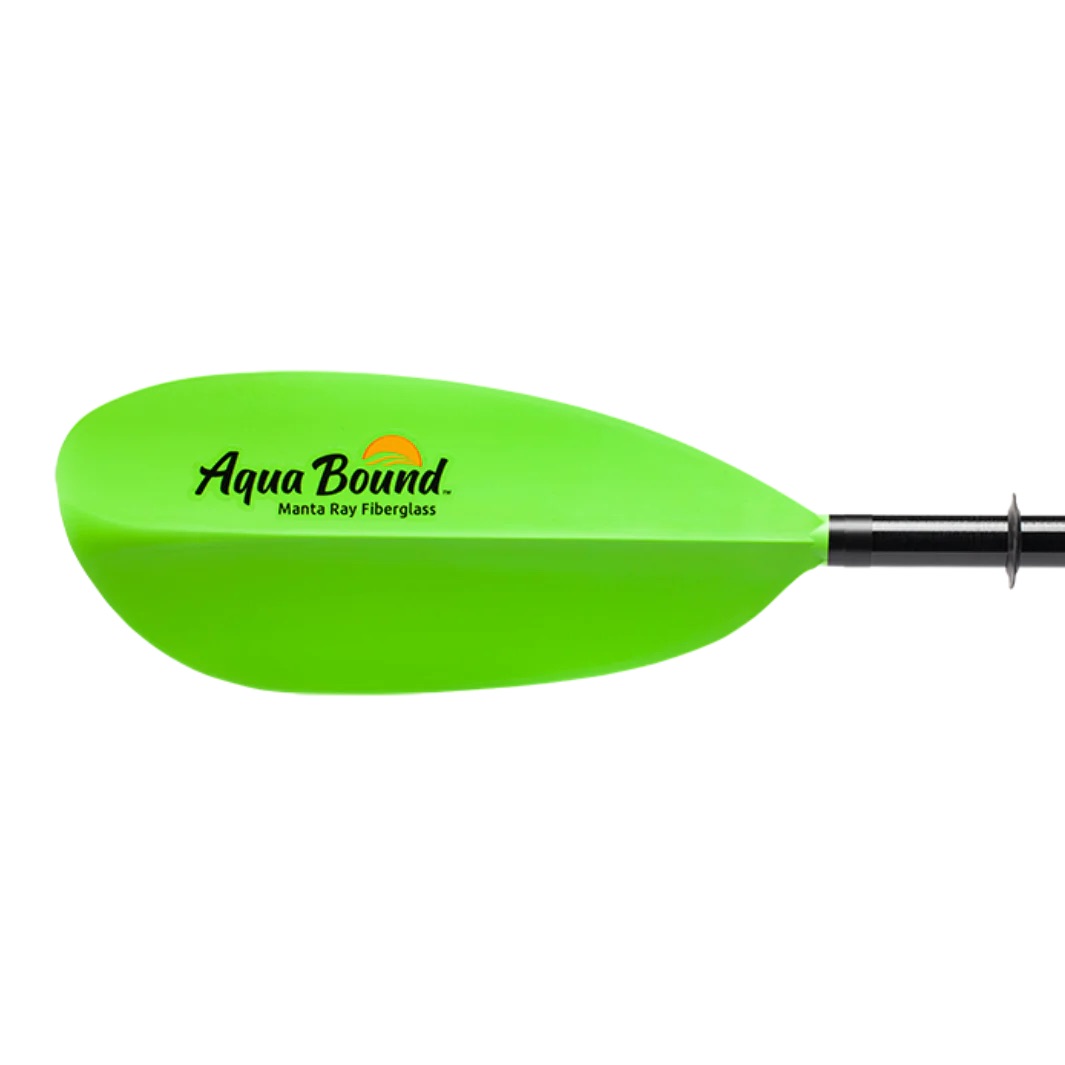 Aqua Bound Manta Ray Fiberglass 2-Piece Snap-Button Kayak Paddle - Image 2